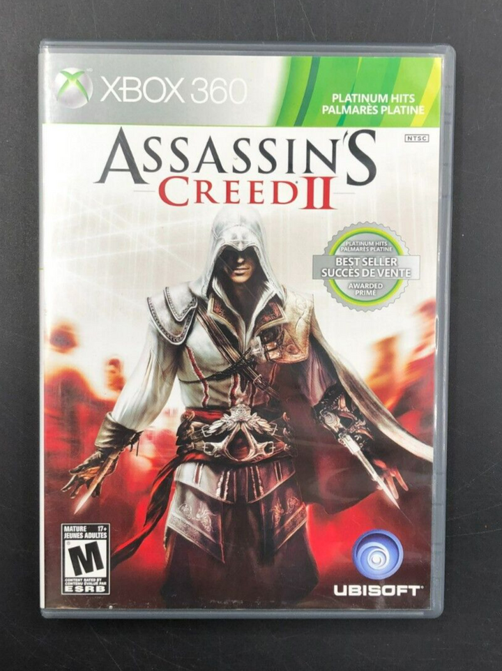 Assassin's Creed II - Platinum Hits (XBOX 360) w/ Manual