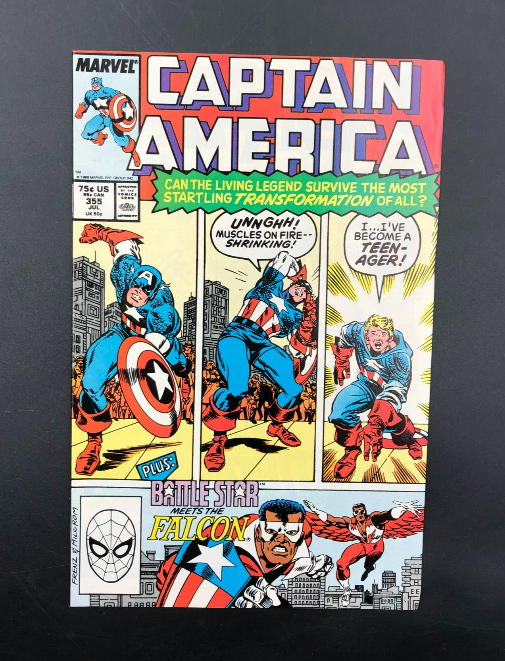 Captain America Issue #355 (Marvel Comics) Comic Book Bagged