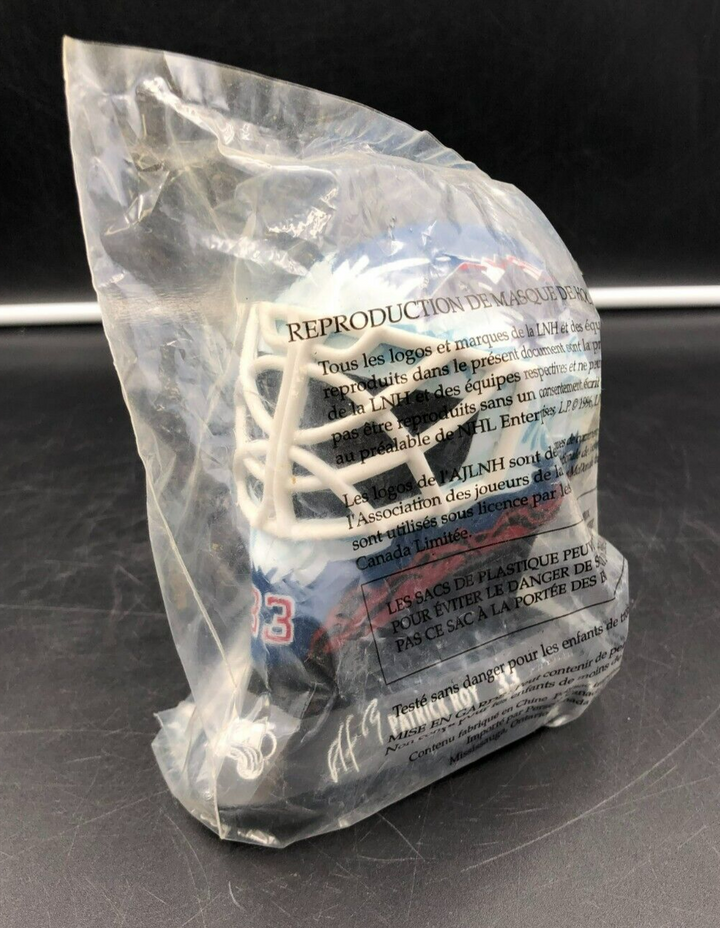 1996 McDonalds NHL Colorado Avalanche Patrick Roy Autographed Goalie Mask - NEW