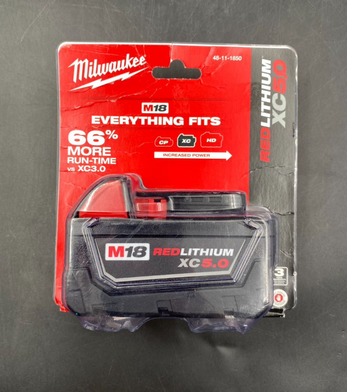 Milwaukee 48-11-1850 M18 RedLithium XC 5.0 Power Tool Battery - BRAND NEW SEALED