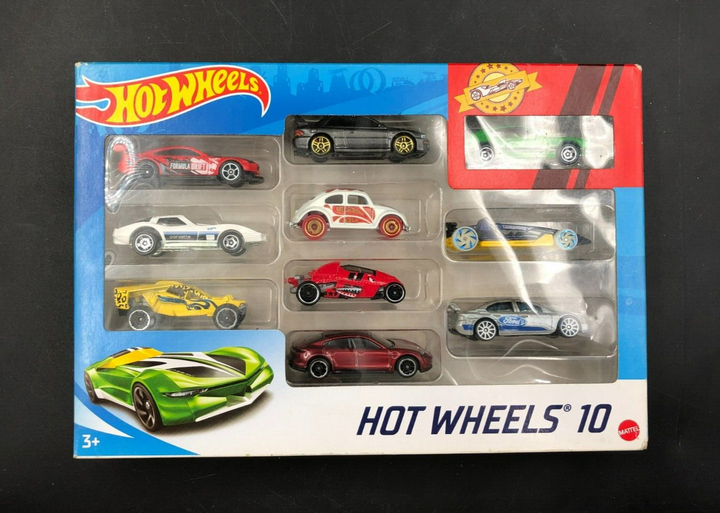 2020 Hot Wheels 10 Die-Cast Car Pack 1:64 Scale (54886) - NEW