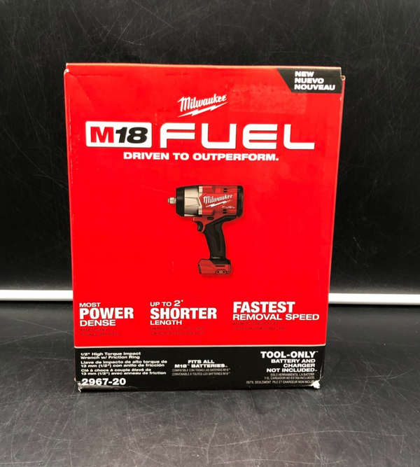 Milwaukee 2967-20 M18 Fuel 1/2" High Torque Impact Wrench (Tool-Only) - NEW