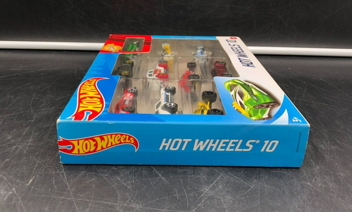 2020 Hot Wheels 10 Die-Cast Car Pack 1:64 Scale (54886) - NEW