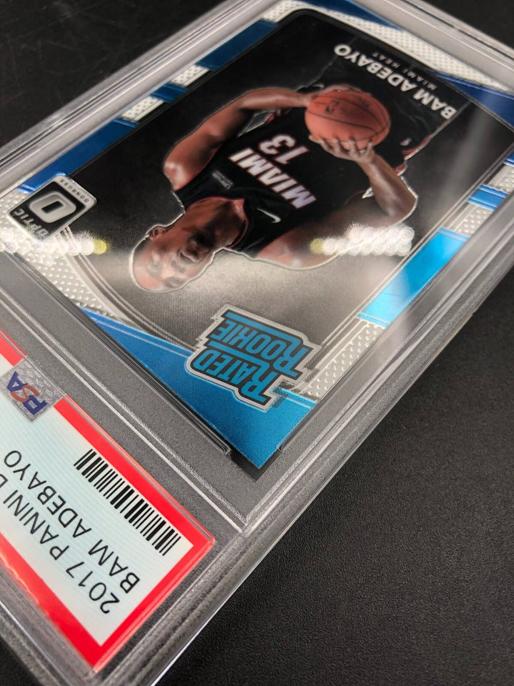2017-18 Panini Donruss Optic Rated Rookie Bam Adebayo #187 PSA 9 MINT