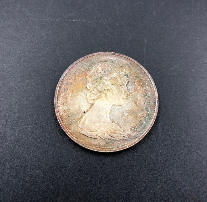 1965 $1 Voyageur Silver Canada Dollar Coin Queen Elizabeth II