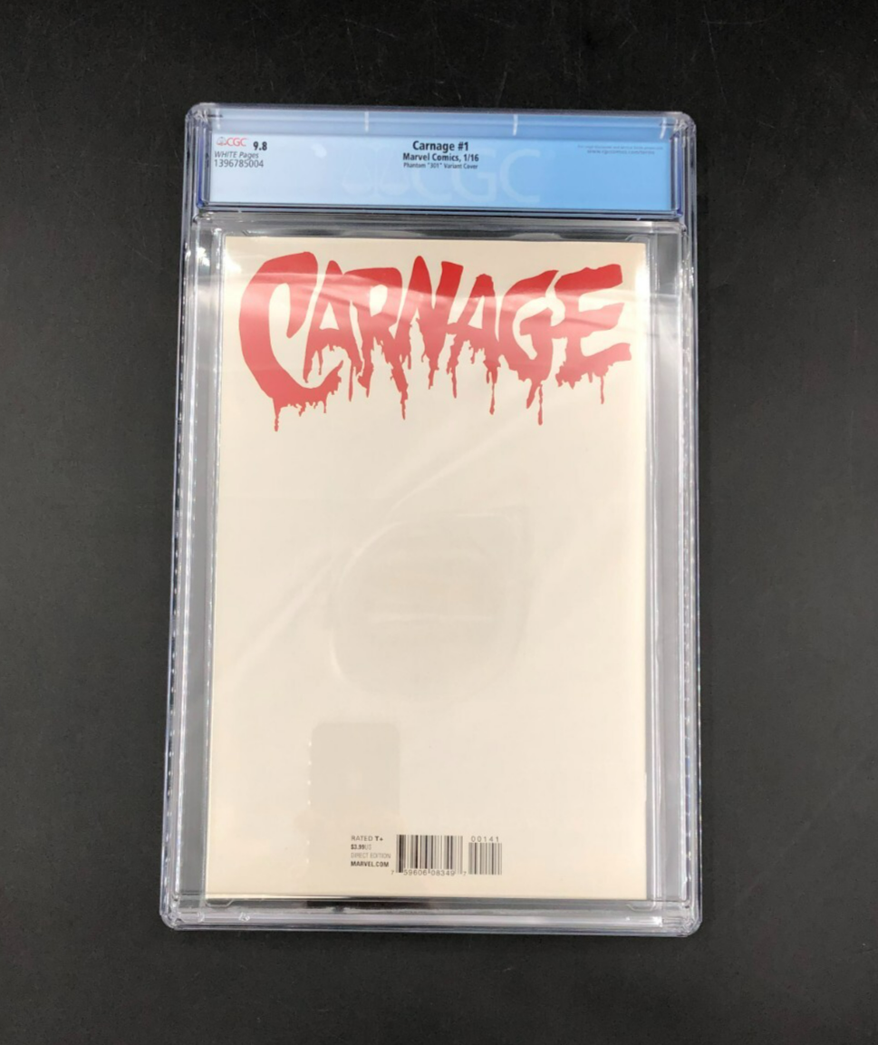 Carnage Issue #1 Phantom Variant (Marvel) Comic Book CGC 9.8 NM/MT