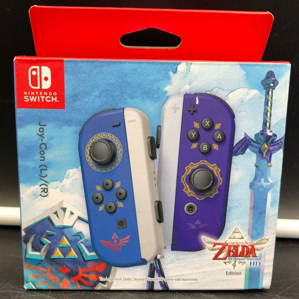 NINTENDO SWITCH Joy-Con The Legend Of Zelda Skyward Sword Ed. *OPEN BOX, NEW*