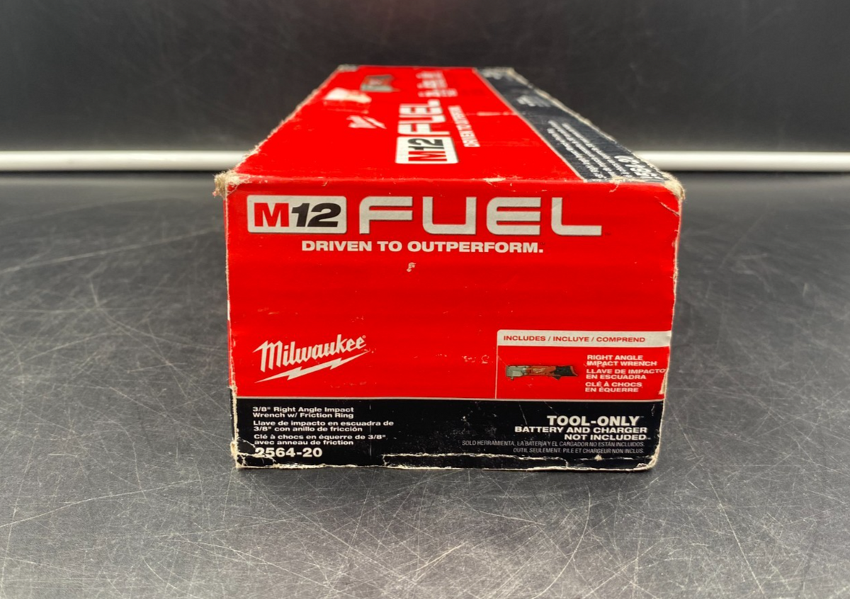 Milwaukee 2564-20 M12 Fuel 3/8" Right Angle Impact Wrench w/ Friction Ring - NEW