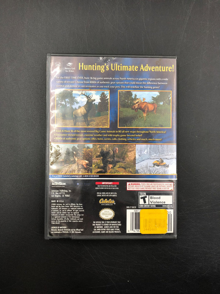 Cabelas Big Game Hunter Nintendo GameCube