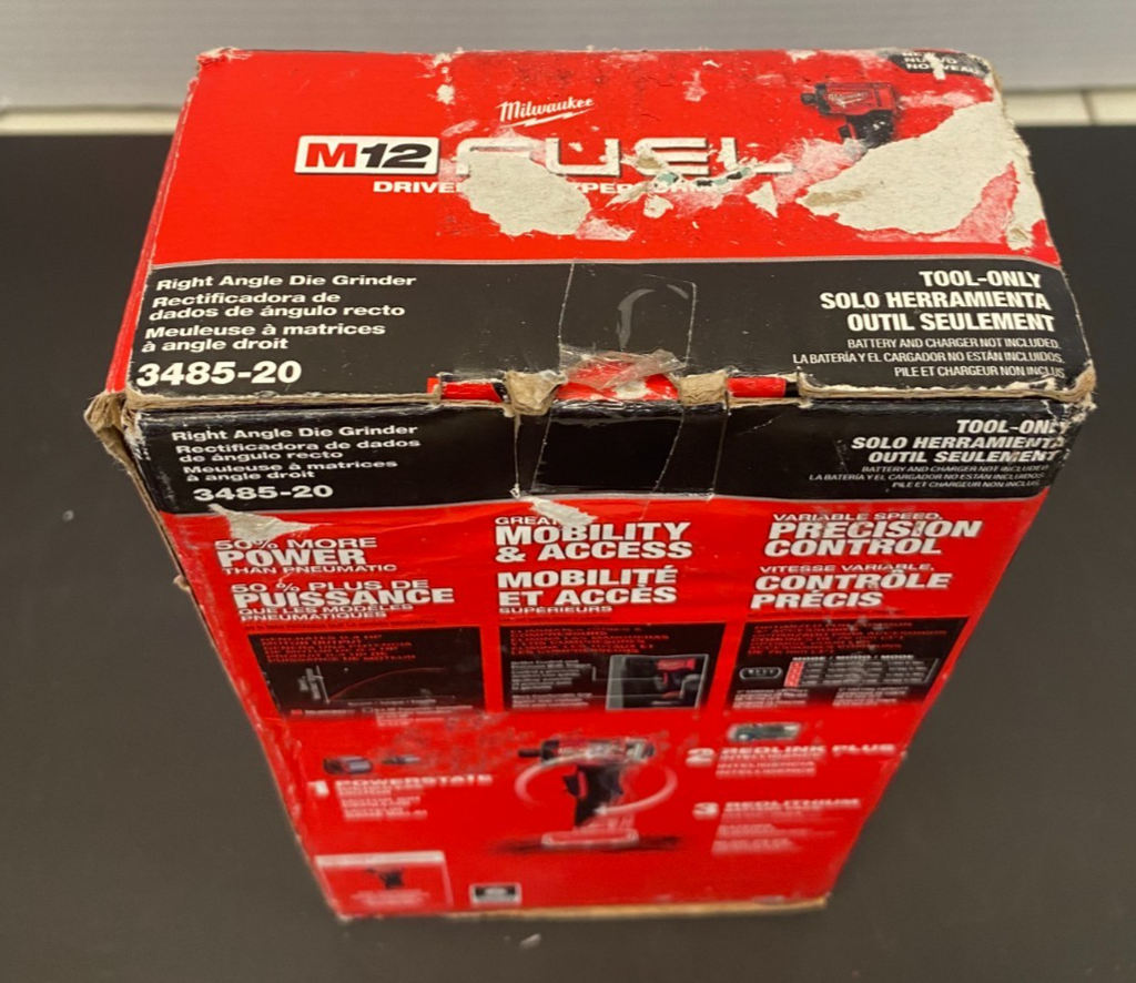 MILWAUKEE M12 FUEL RIGHT ANGLE DIE GRINDER 3485-20 *OPEN BOX, LIKE NEW*
