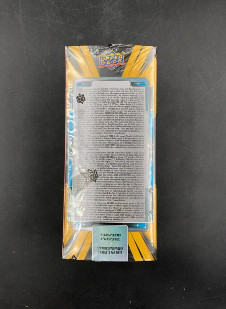 Upper Deck 2023-24 Hockey Series One NHL Trading Cards Blaster Box - NEW