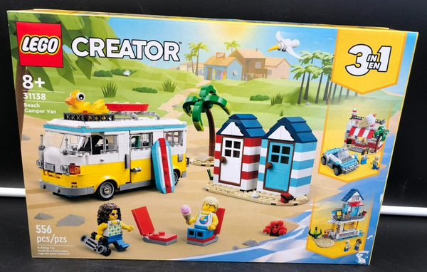 31138 LEGO CREATOR 3IN1 Beach Camper Van 556 pcs. *BRAND NEW*
