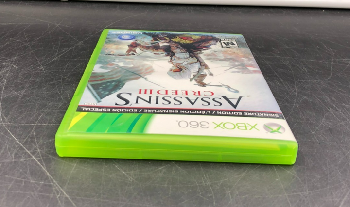 Assassin's Creed III - Signature Edition (Microsoft XBOX 360) w/ Manual + Insert