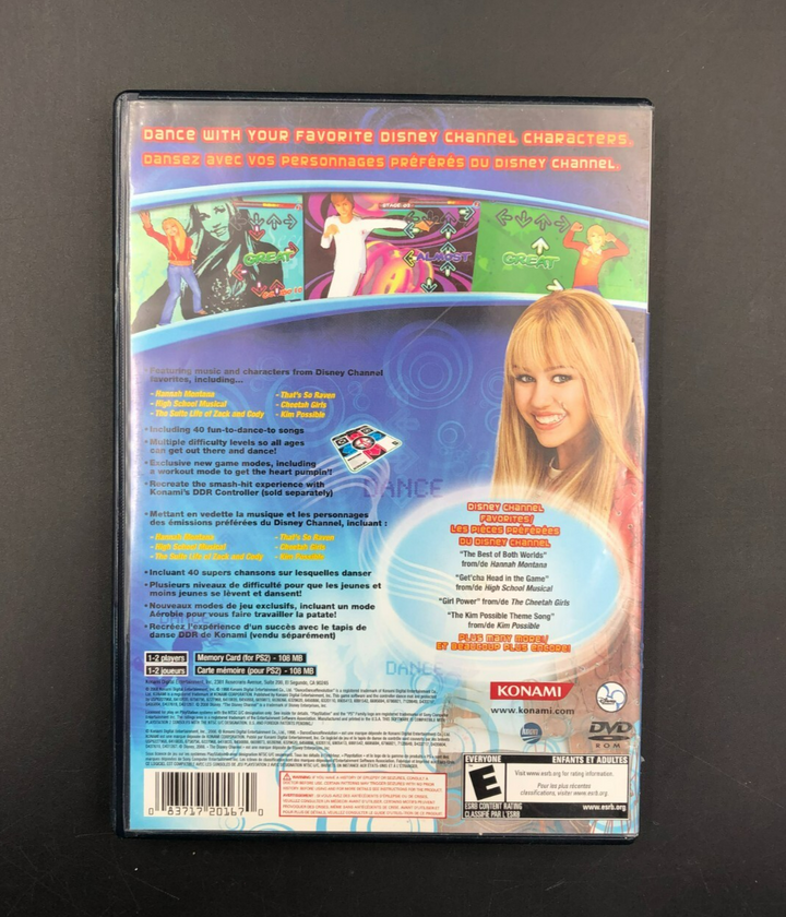 Dance Dance Revolution: Disney Channel Edition (PlayStation 2, PS2) w/ Manual