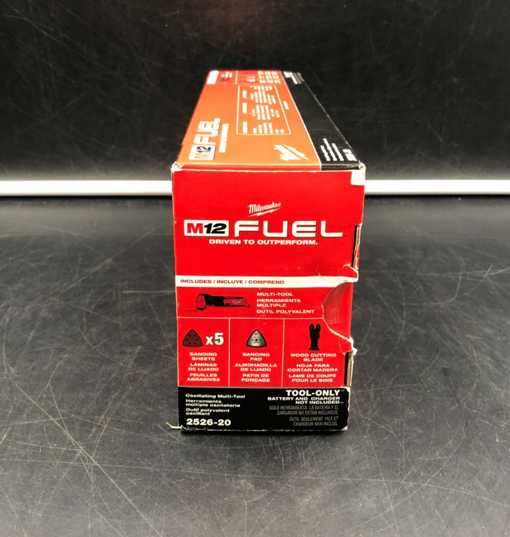 Milwaukee 2526-20 M12 Fuel Oscillating Multi-Tool (Tool-Only)