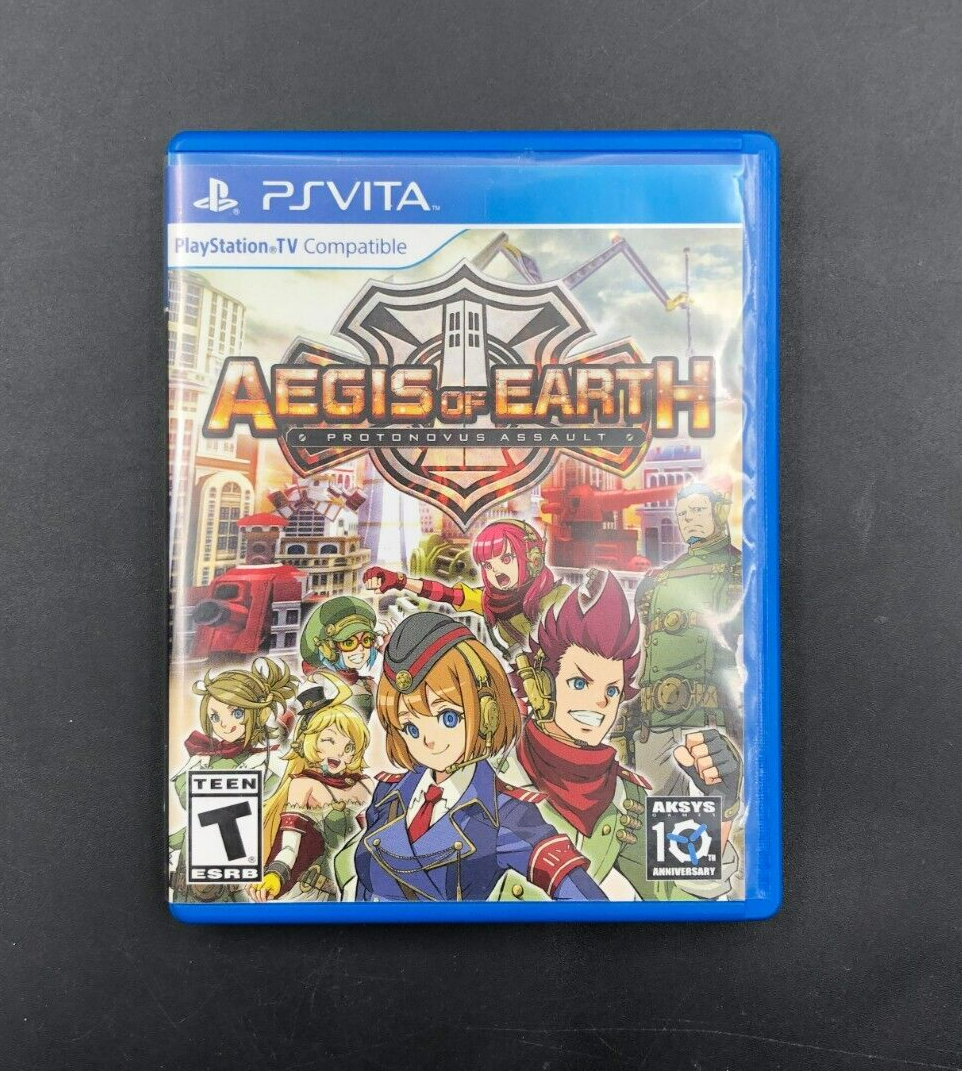 Aegis of Earth: Protonovus Assault (Sony PlayStation Vita, PSVITA) in Case