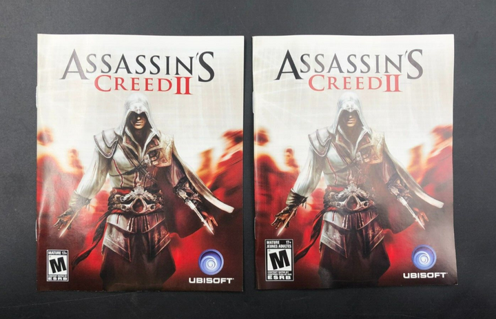 Assassin's Creed II - Greatest Hits (PlayStation 3, PS3) w/ EN/FR Manuals