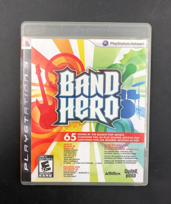 Band Hero (PlayStation 3, PS3) w/ Manual - Game Only