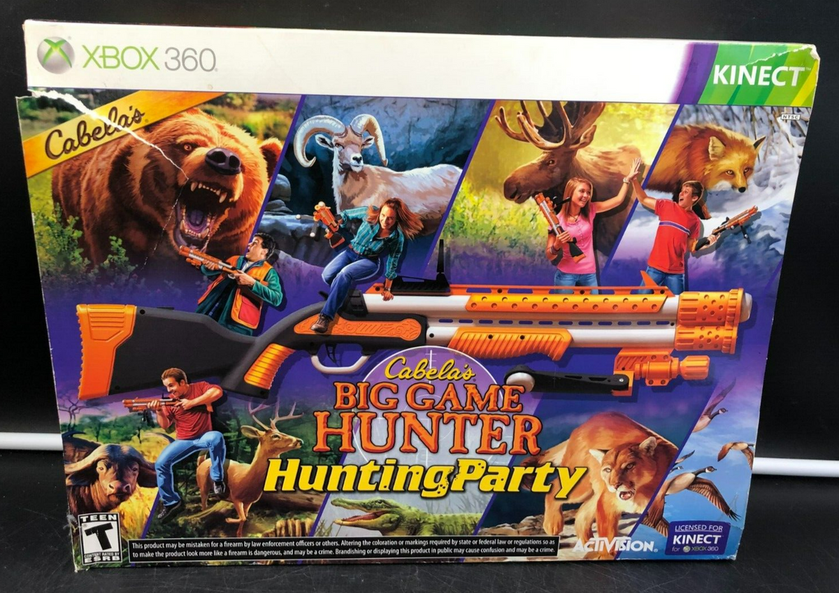 ACTIVISION: Cabela's BIG GAME HUNTER - Hunting Party XBOX 360 *NEW, DAMAGED BOX*