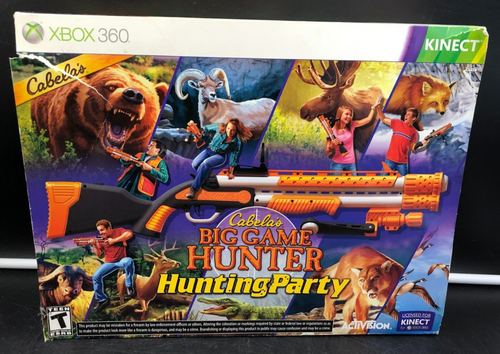 ACTIVISION: Cabela's BIG GAME HUNTER - Hunting Party XBOX 360 *NEW, DAMAGED BOX*
