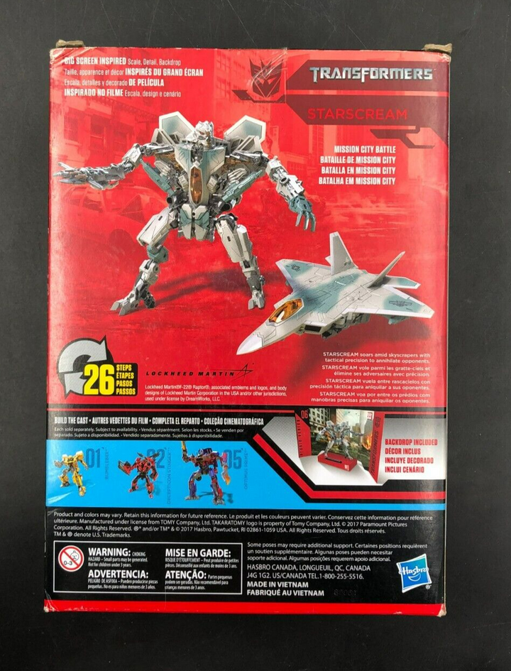 TOMY Studio Series #06 Transformers - Starscream Voyager Class Figure - NEW