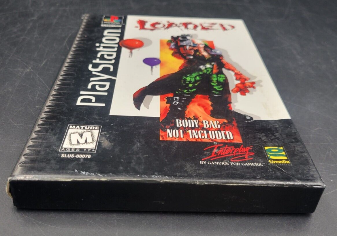 PLAYSTATION 1 - Long Box Game: LOADED w/Manual *USED, SEE PICS & DETAIL*