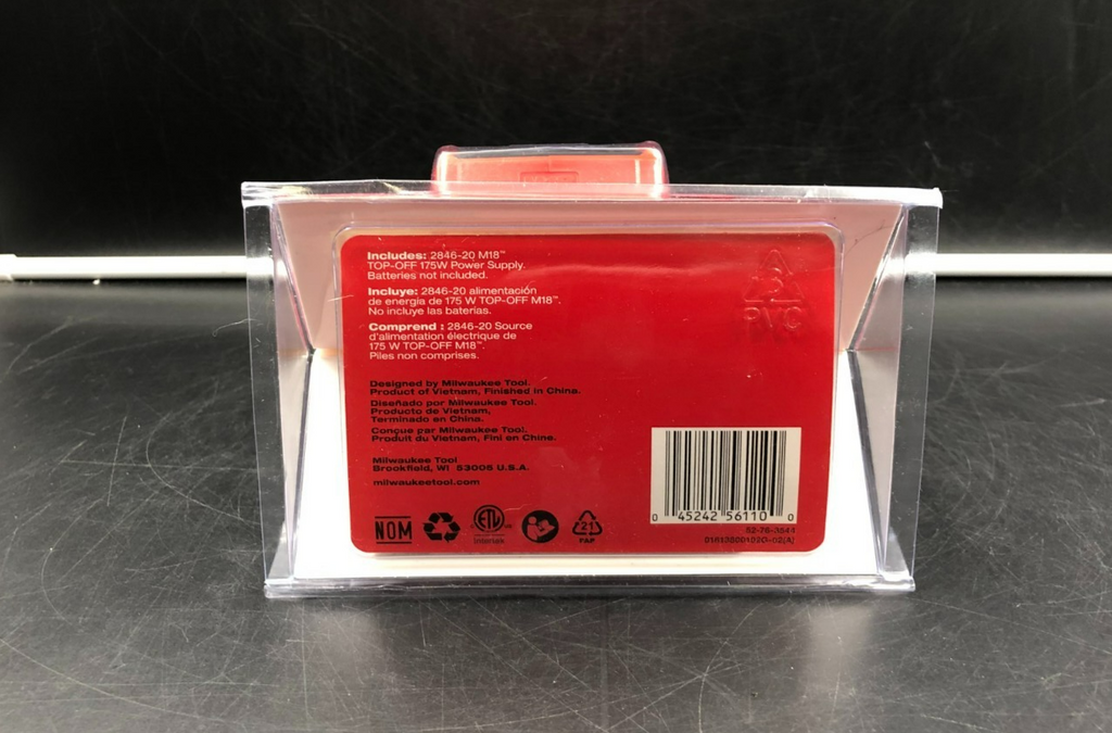 Milwaukee 2846-20 M18 Top-Off 175W Power Supply - NEW