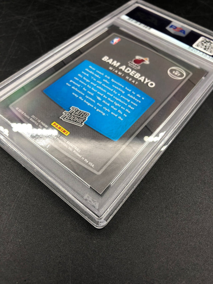 2017-18 Panini Donruss Optic Rated Rookie Bam Adebayo #187 PSA 9 MINT