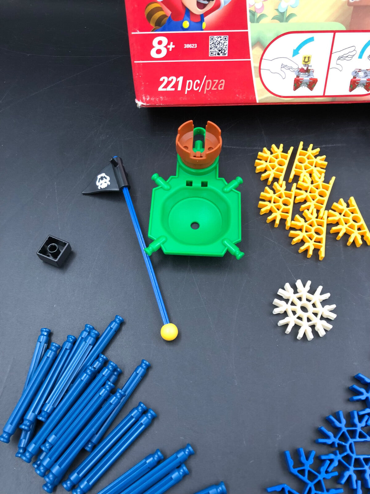 *AS-IS* America's Building Toy K'NEX New Super Mario Bros.2 *MISSING PIECES*