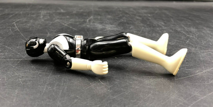 1993 Bandai Mighty Morphin Power Rangers - 4.75" Black Ranger Action Figure