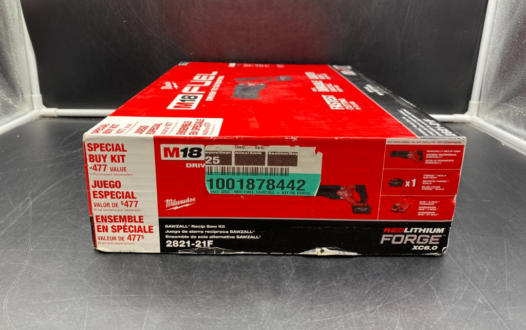 Milwaukee 2821-21F M18 Fuel Sawzall Reciprocating Saw Kit - NEW