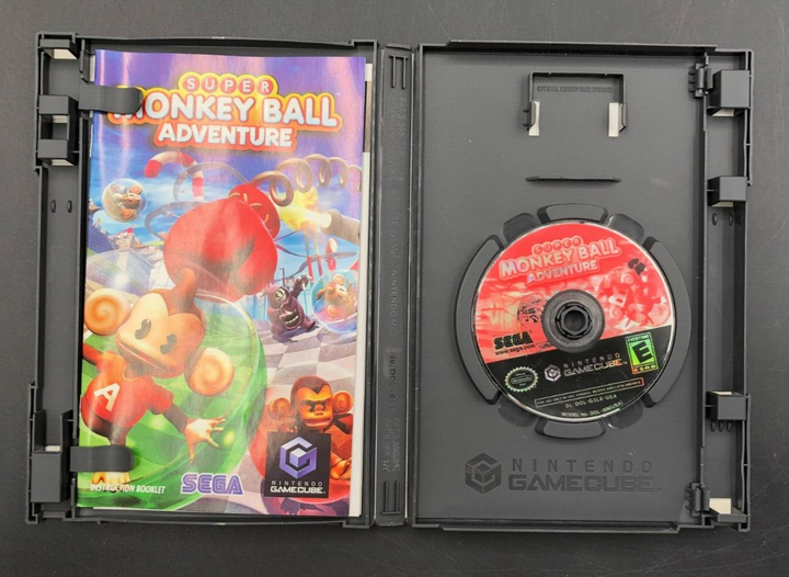 Super Monkey Ball Adventure (Nintendo GameCube) w/ Manual