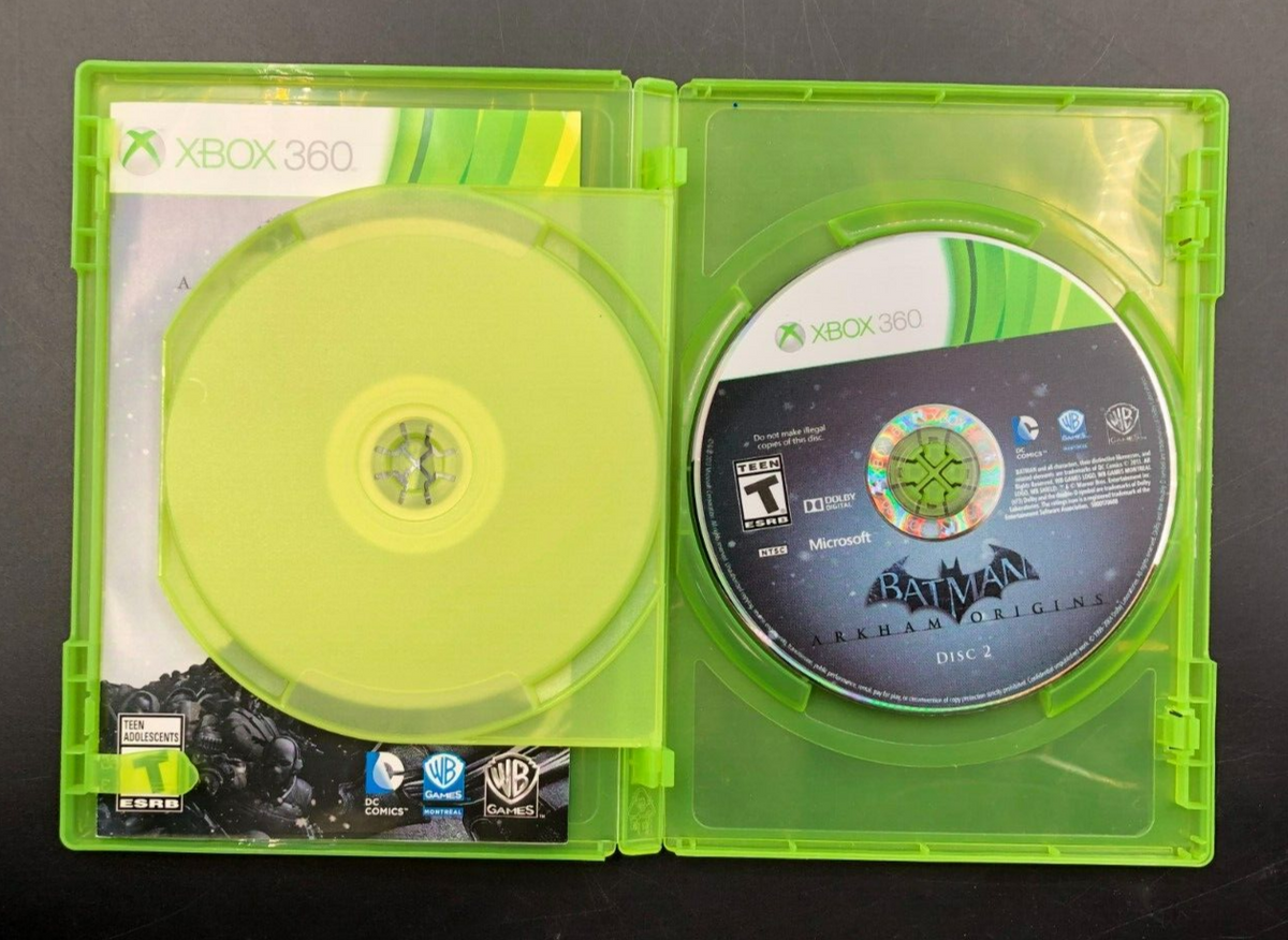 Batman: Arkham Origins (XBOX 360) w/ Manual - No Cover Sleeve