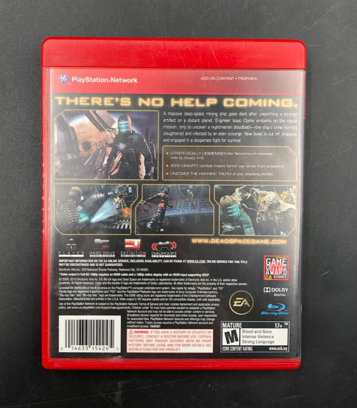 Dead Space - Greatest Hits (PlayStation 3, PS3) w/ Manual