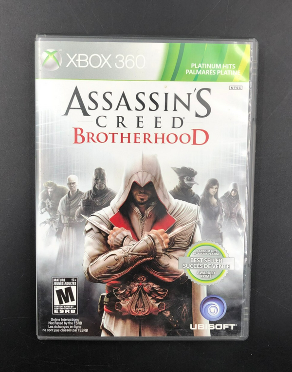 Assassin's Creed: Brotherhood - Platinum Hits (Microsoft XBOX 360) w/ Manual