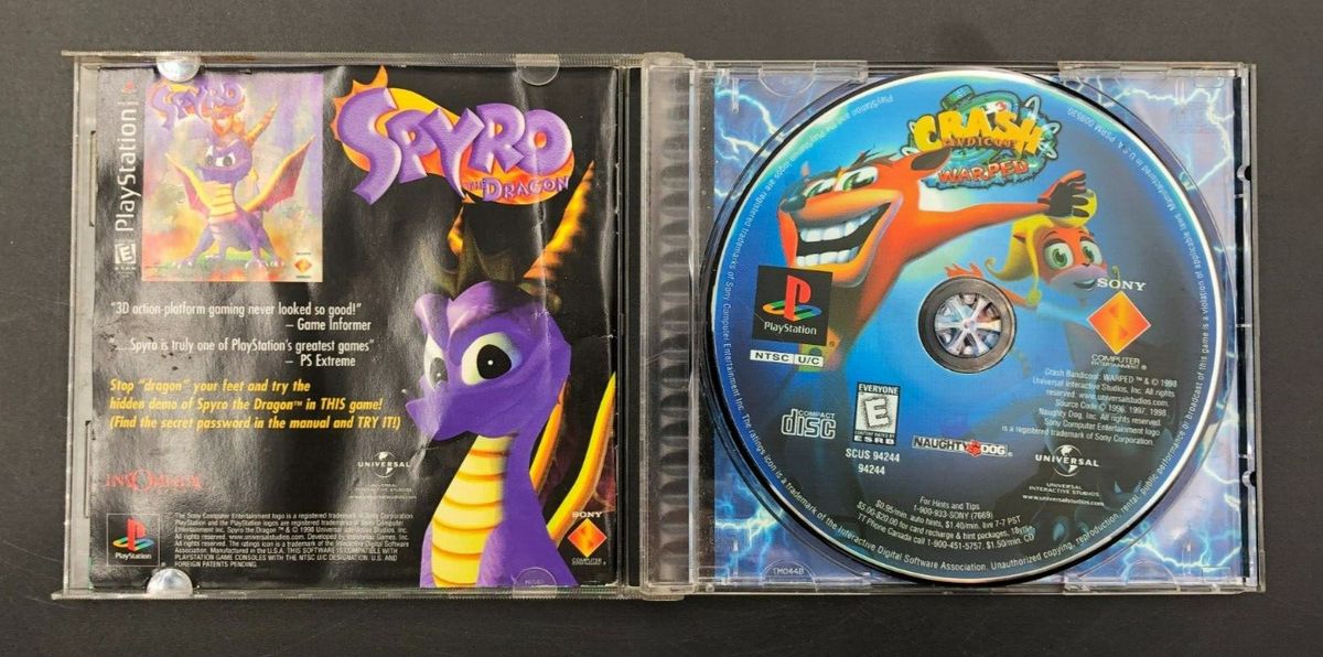 Crash Bandicoot 3 Warped Sony PlayStation 1