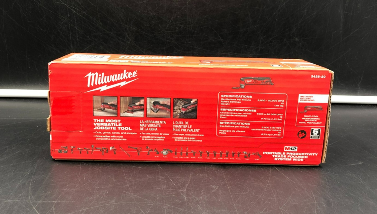 Milwaukee 2426-20 M12 Cordless Multi-Tool (Tool-Only) - BRAND NEW