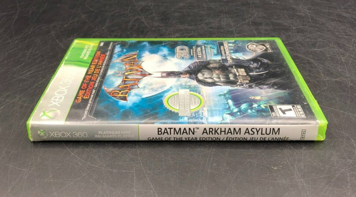 Batman: Arkham Asylum - Game of the Year Edition (XBOX 360) w/ Manual