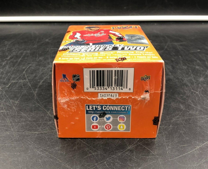Upper Deck 2022-23 Hockey Series 2 NHL Trading Cards Blaster Box 7 Packs - NEW