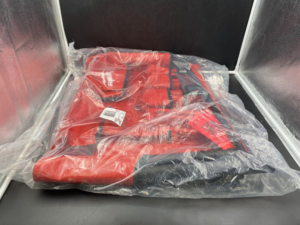 Milwaukee 48-22-8290N Linemans Aerial Tool Apron Vinyl 25 Pockets (Red) - NEW