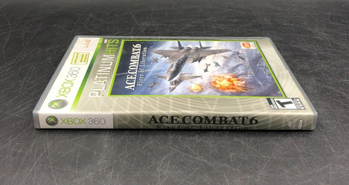 Ace Combat 6: Fires of Liberation - Platinum Hits (XBOX 360) w/ Manual