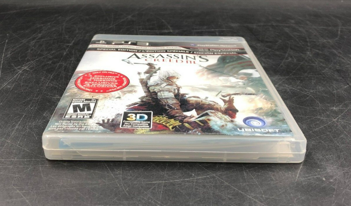 Assassin's Creed III - Signature Edition (PlayStation 3, PS3) w/ Manual + Insert