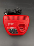 Milwaukee M12 Charger Red Lithium-Ion Model 48-59-2401