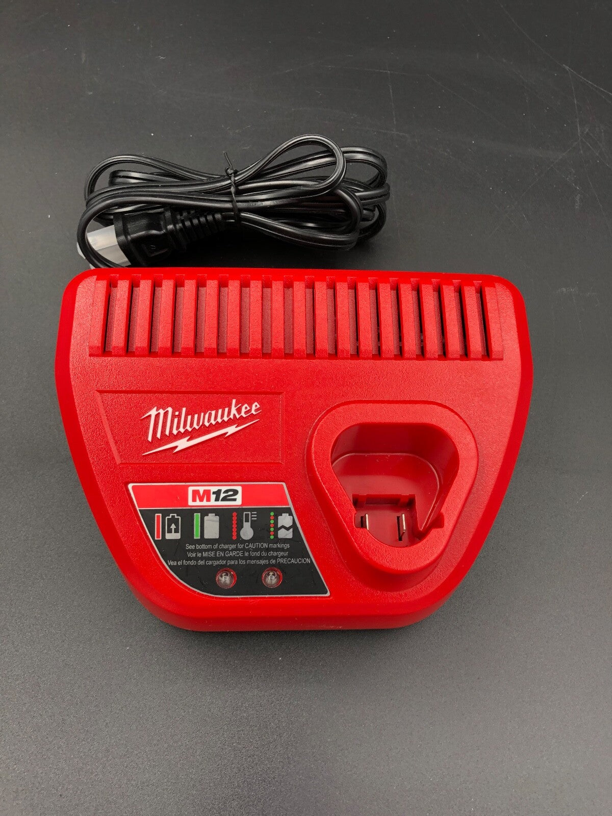 Milwaukee M12 Charger Red Lithium-Ion Model 48-59-2401