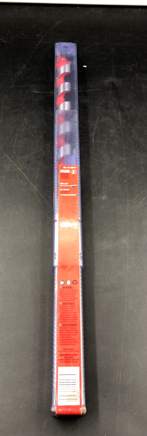 MILWAUKEE 7/8" by 18" SHIP AUGER BIT 48-13-5870 *BRAND NEW, SEALED*