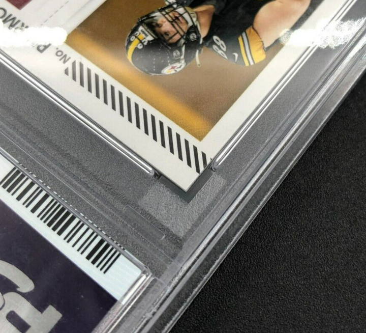 2021 Panini Contenders Round 2 #'s Moore/Freiermuth Dual Auto Platinum 1/1 PSA 8