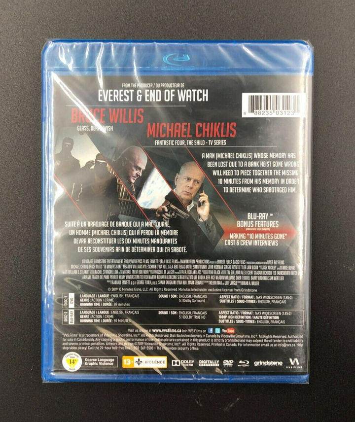 10 Minutes Gone (Blu-Ray, Movie) - NEW SEALED