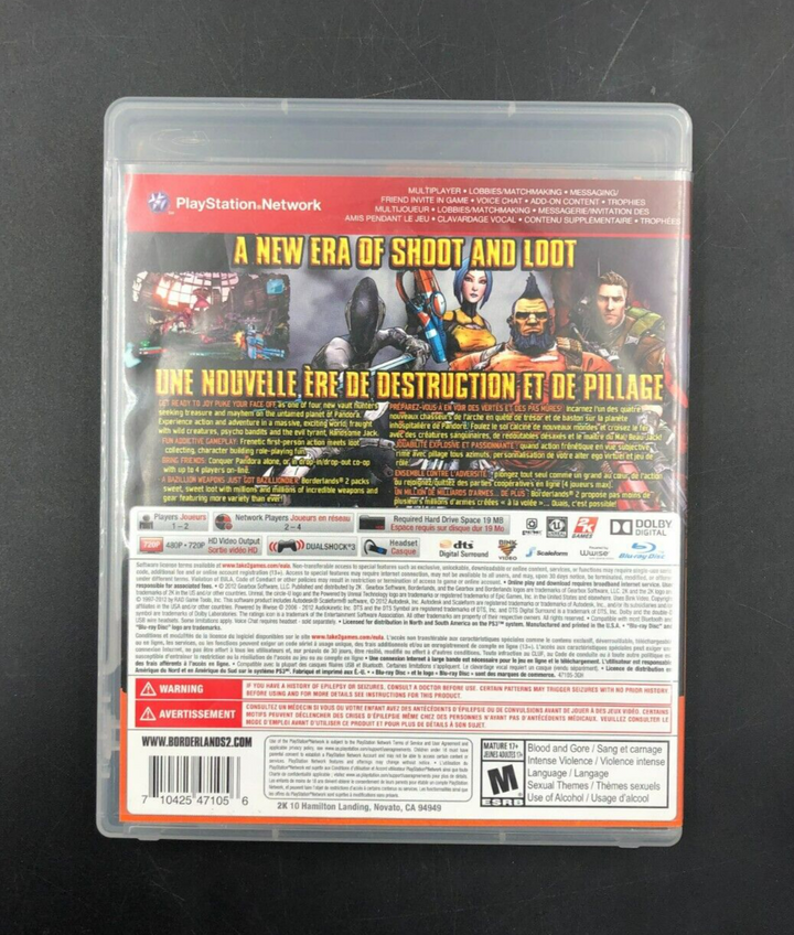 Borderlands 2 - Greatest Hits (PlayStation 3, PS3) w/ Manual