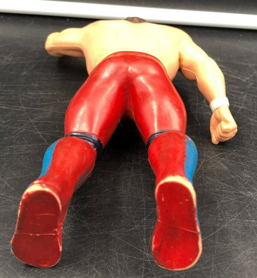 1986 Titan Sports LJN WWF 8" BRITISH BULLDOG DYNAMITE KID (Messy Hair) Figure