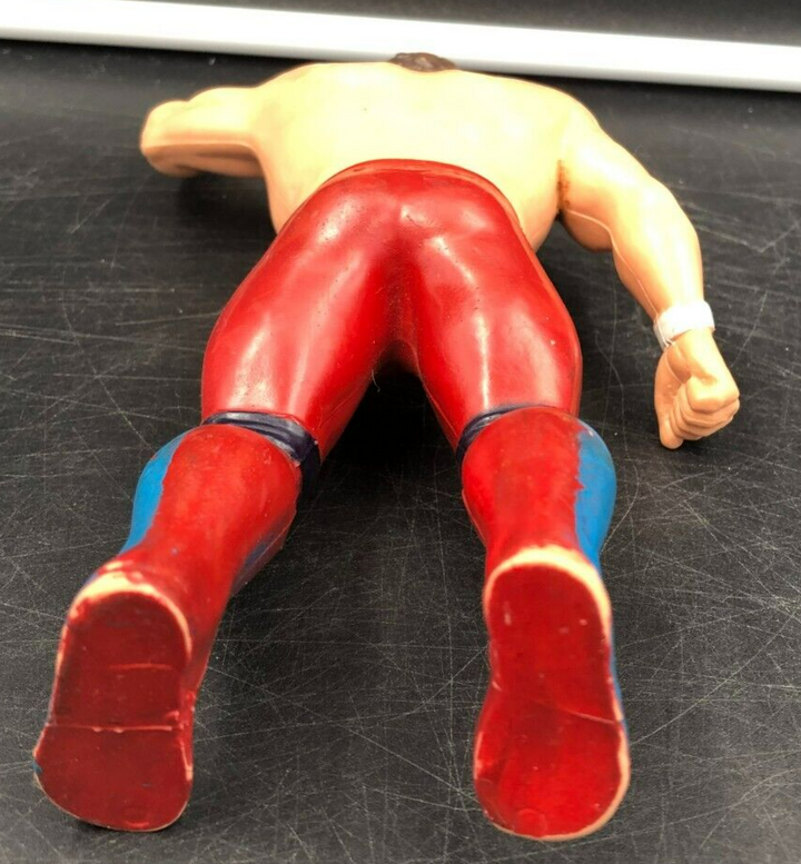 1986 Titan Sports LJN WWF 8" BRITISH BULLDOG DYNAMITE KID (Messy Hair) Figure
